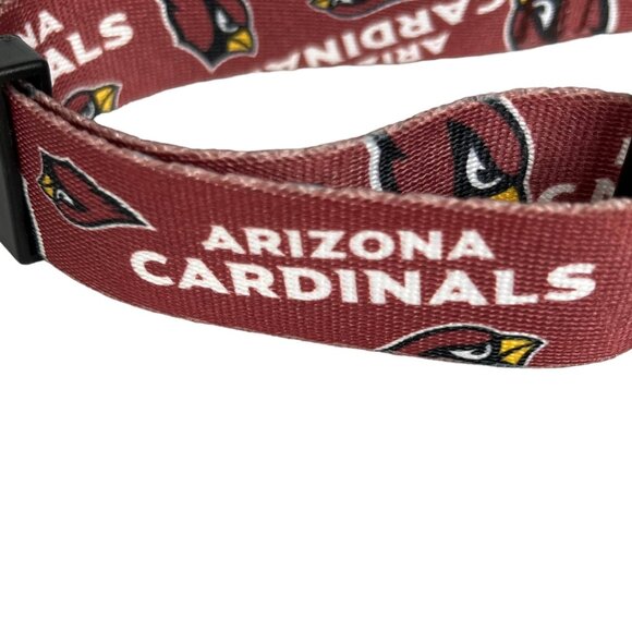 NFL Team Large Dog Collar Arizona Cardinals Red New - Picture 3 of 6